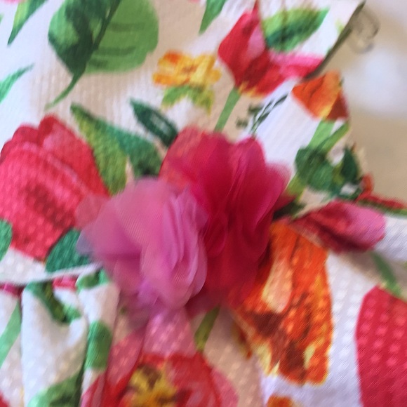 Nanette Girls Summer Floral  Party Dress Size 4 - Picture 8 of 16